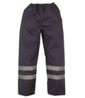 Yoko Hi-Vis Waterproof Overtrousers | Navy