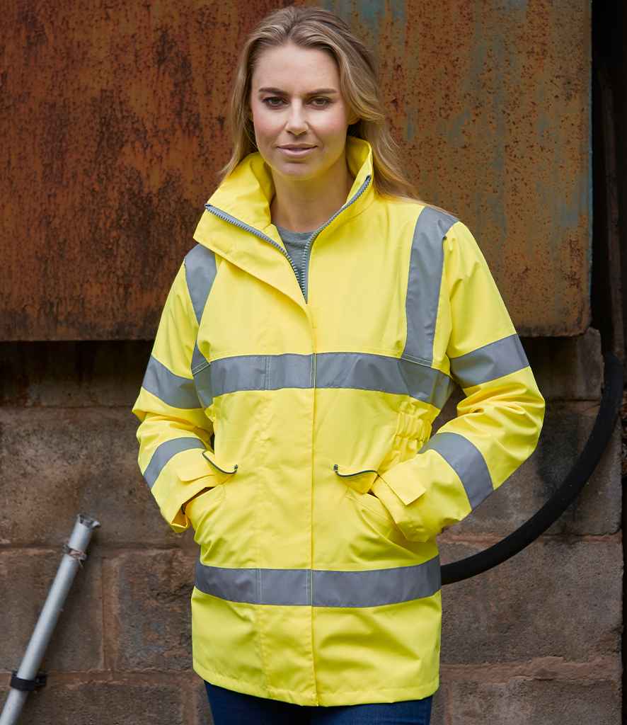 Yoko Ladies Hi-Vis Executive Jacket | Yellow