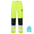 Supertouch Essentials Hi Vis Eco Coolair 4-Way Stretch Yellow Trousers
