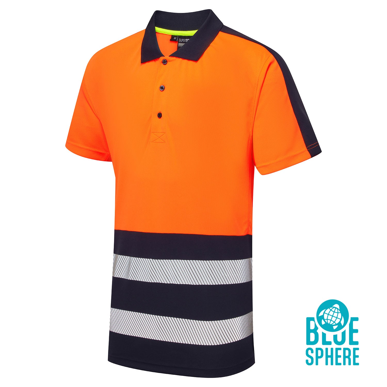 Supertouch Essentials Hi-Vis Eco Coolair Orange Polo Shirt