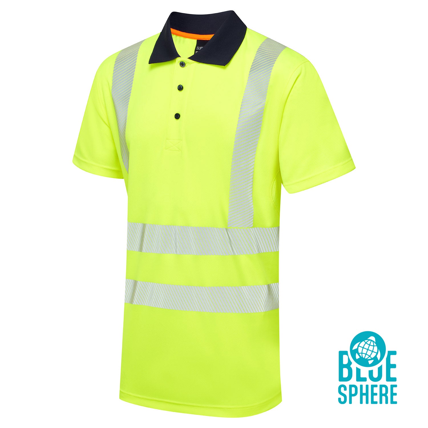 Supertouch Essentials Hi-Vis Eco CoolMax Yellow Polo