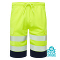 Supertouch Essentials Hi-Vis Eco CottonCool Yellow Shorts