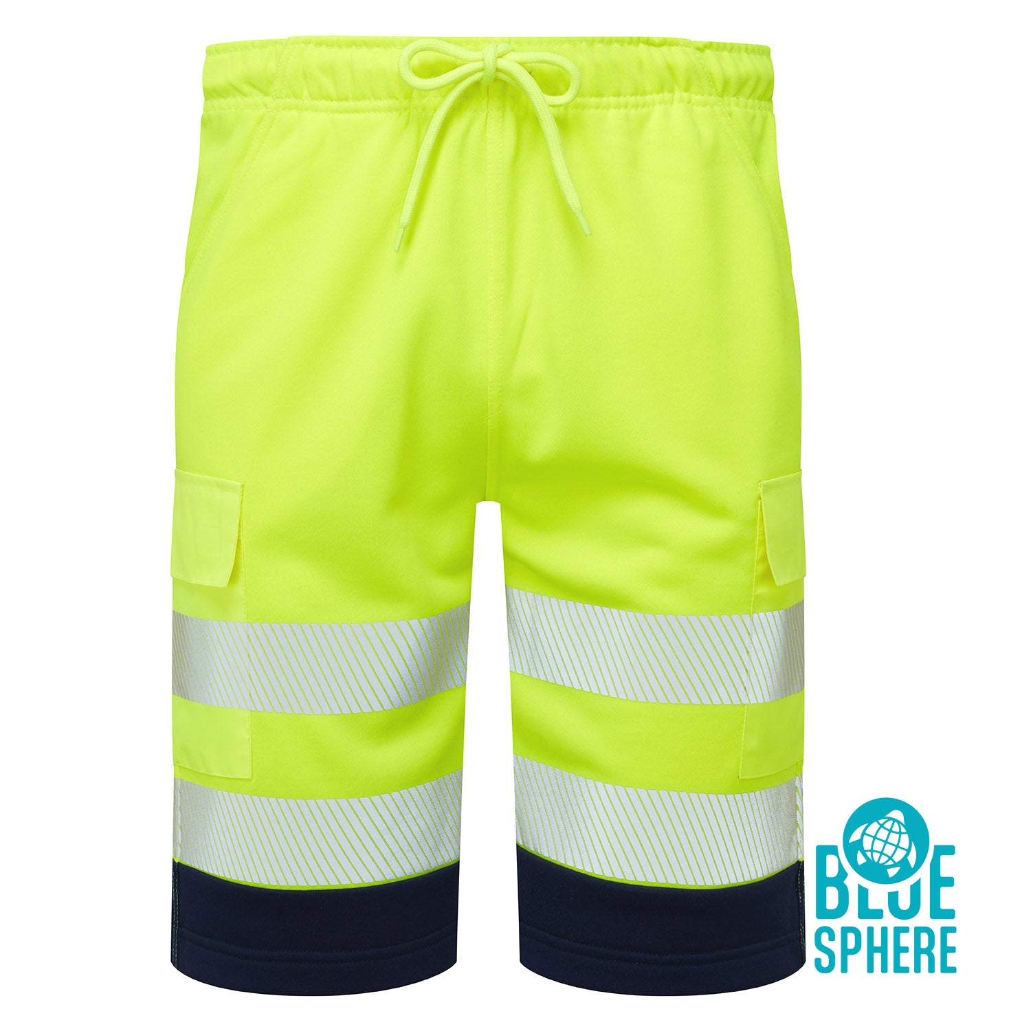 Supertouch Essentials Hi-Vis Eco CottonCool Yellow Shorts
