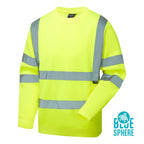 Supertouch Eco Hi Vis Yellow Sweatshirt