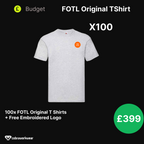 FOTL Original Tshirt Qty Bundle Package x20, x50, x100, x500