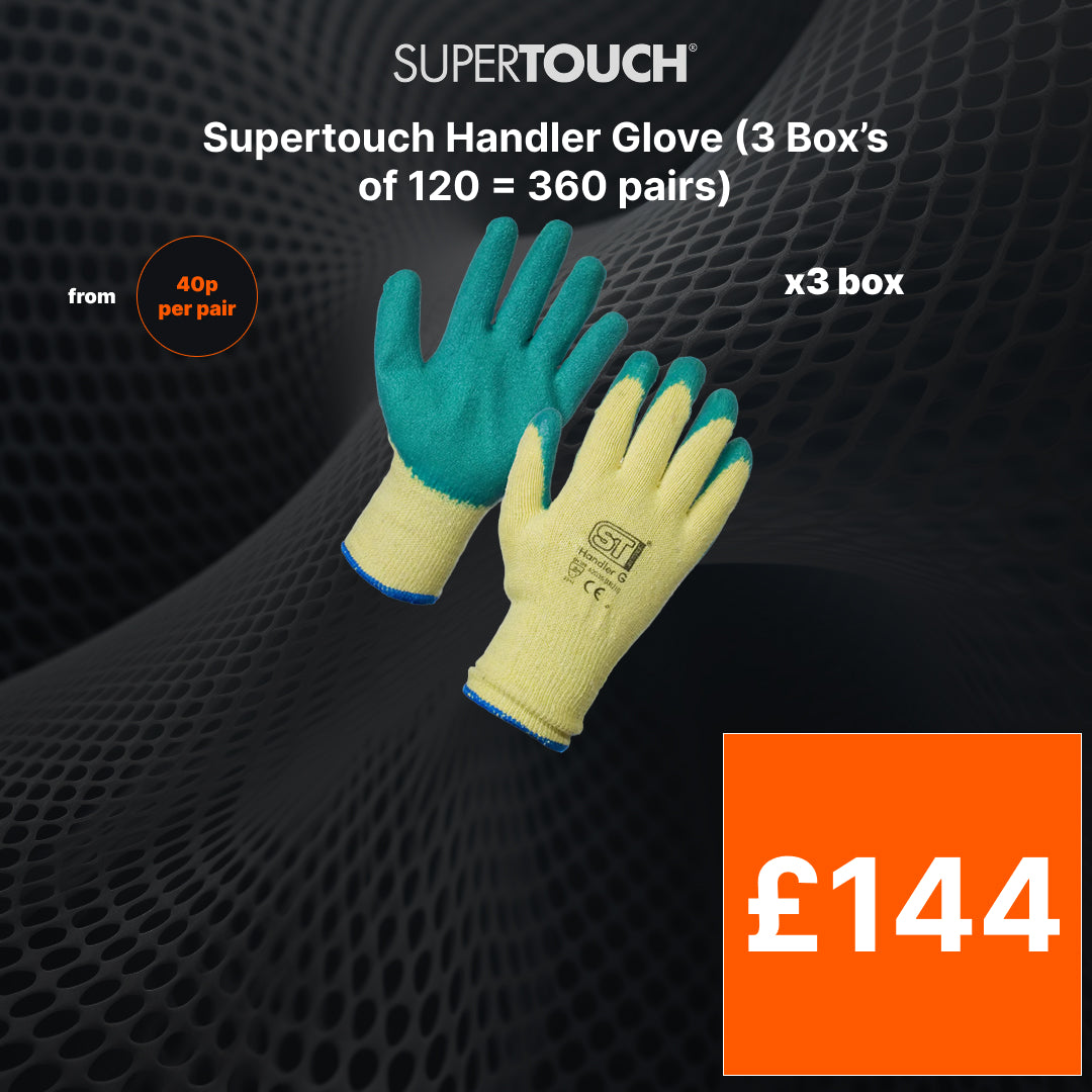 Supertouch Handler Glove (3 boxes = 360 pairs)