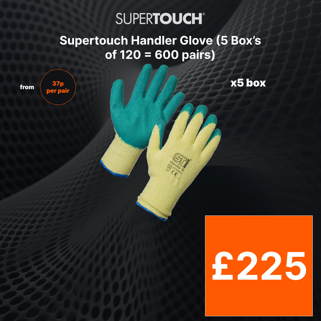 Supertouch Handler Glove (5 boxes = 600 pairs)
