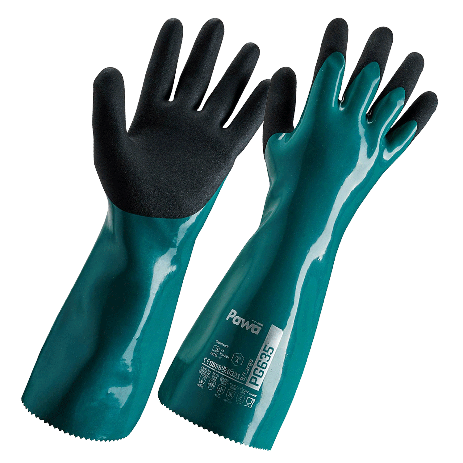 Supertouch Pawa PG635 Type A Chemical Resistant Heavy-Duty Gauntlet