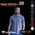 Regatta 50/50 Polo Qty Bundle Package X 20