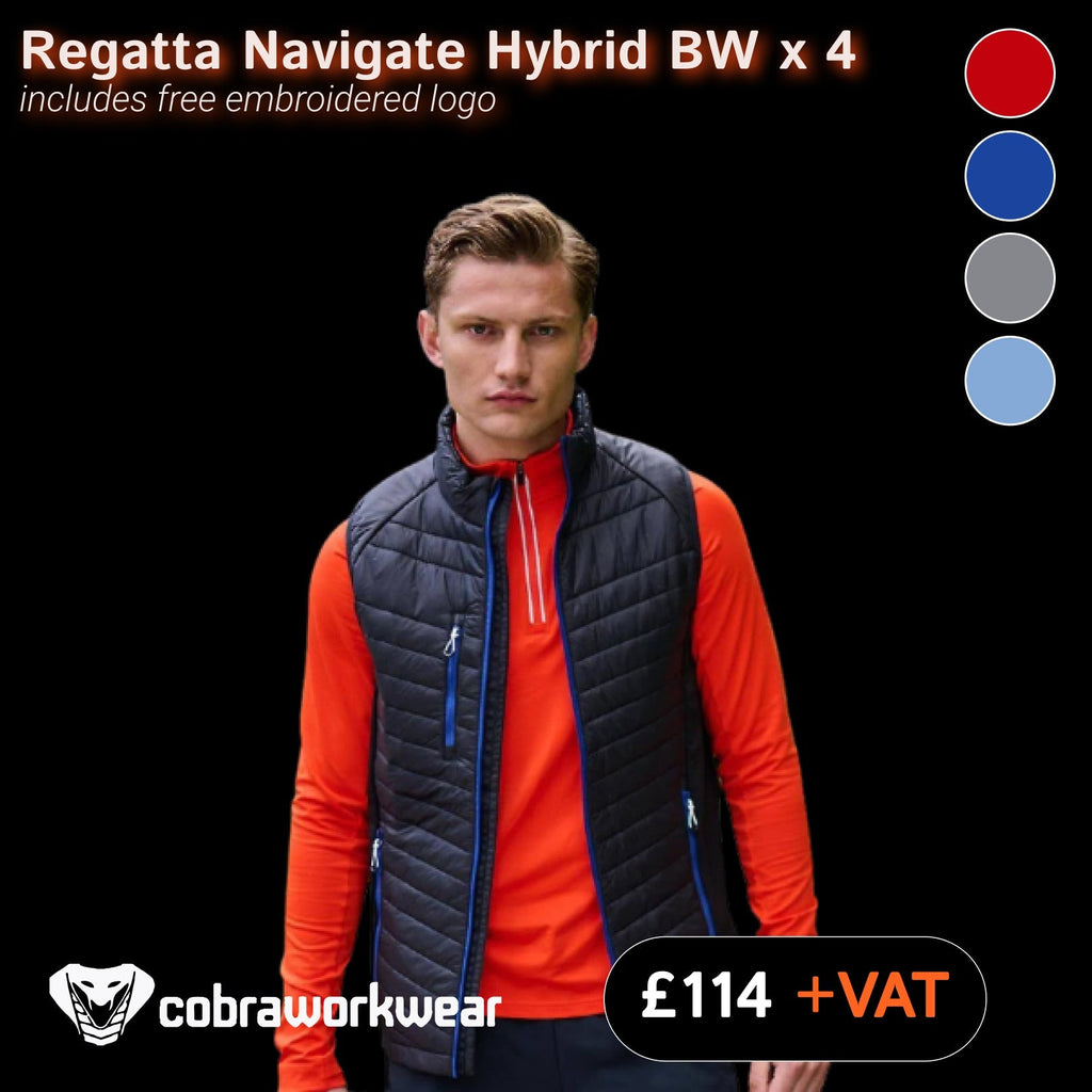Regatta Navigate Hybrid Bodywarmer x4 Package