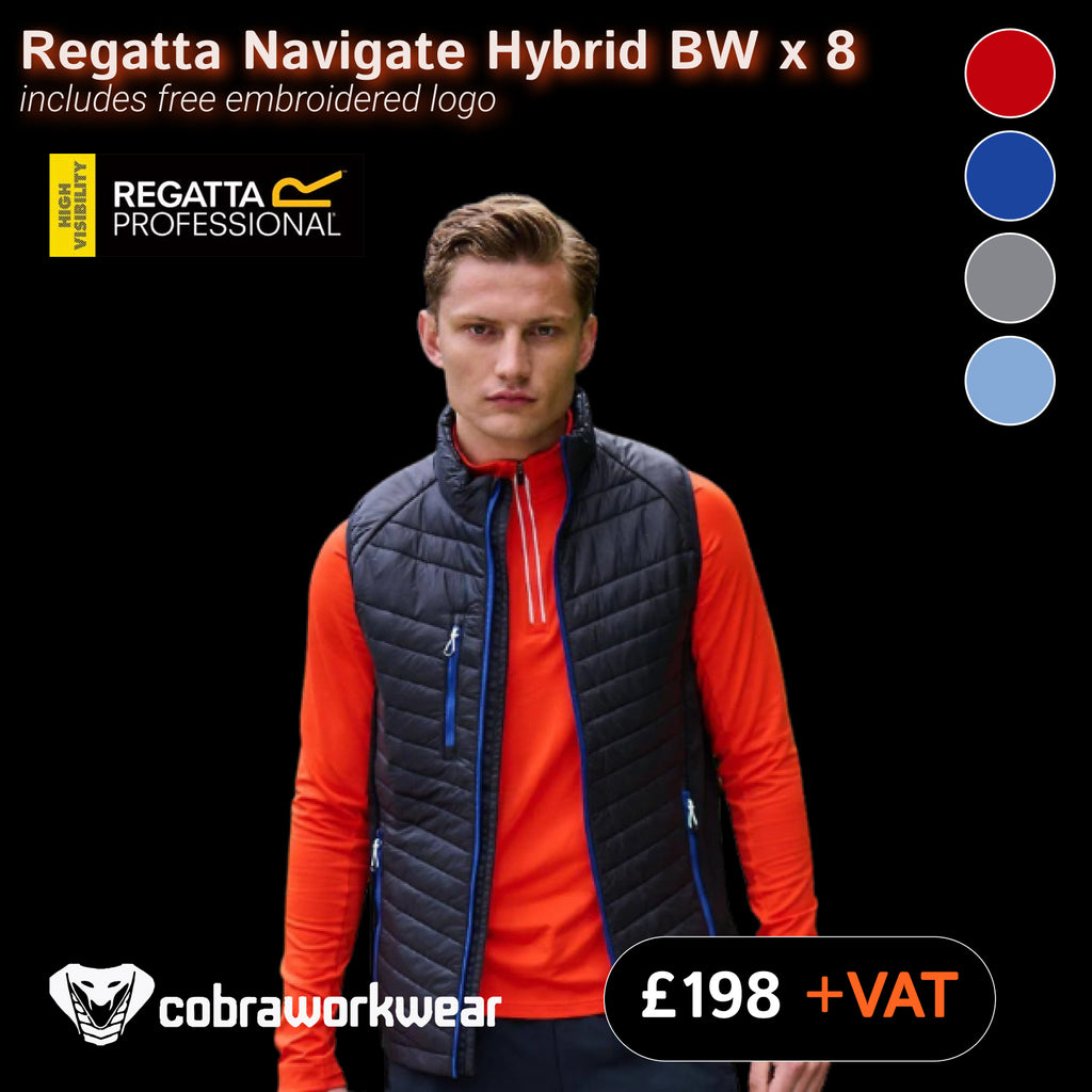 Regatta Qty Bundle Package - Navigate Hybrid Body Warmer x 8