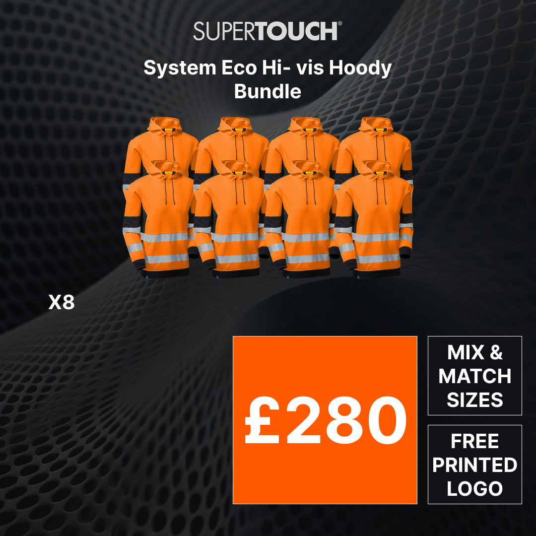 Supertouch 8 HI Vis System Eco Hoody Bundle
