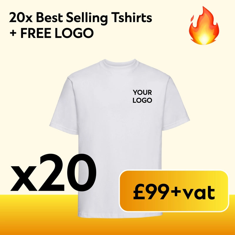 20x Free Logo Tshirt Package