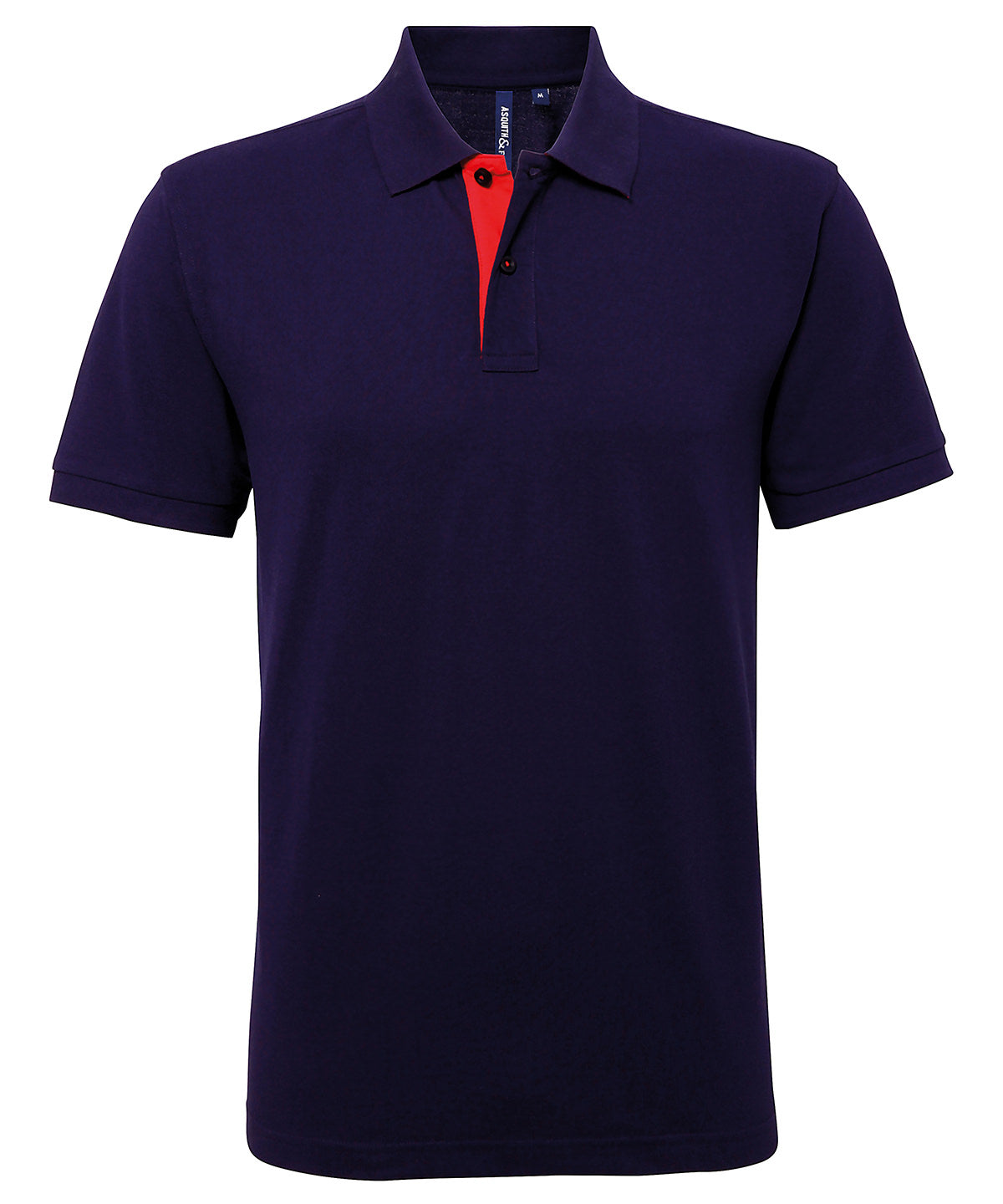 Asquith & Fox Men’s Classic Fit Contrast Polo Shirt