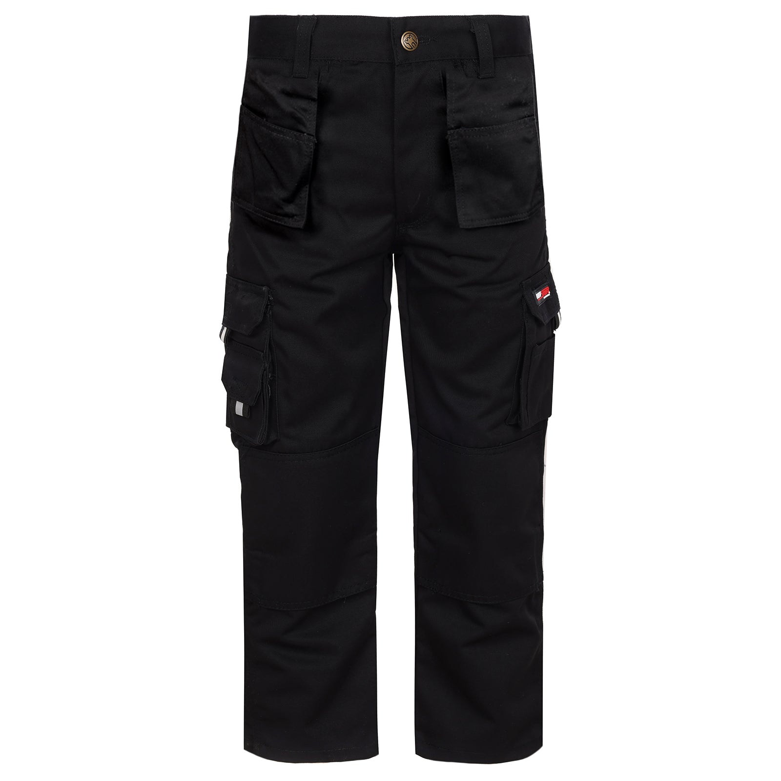 Buy FNT Workwear Black Multi Pockets Men Cargo Combat Work Trousers Work  Pants with Button & Zip Fly, Black, 36W / 29L at Amazon.in